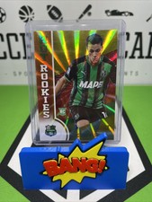 Giacomo Raspadori /10 Gold Hot Rookies Sassuolo Score Series A Soccer Card 