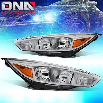 PARA 15-18 FOCUS CARCASA CROMADA ÁMBAR ESQUINA LATERAL FARO Foto 1 de 4