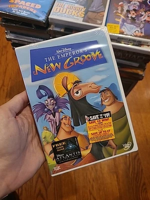 The Emperor’s New Groove (DVD, 2001) + Atlantis CD-ROM BRAND NEW SEALED Foto 1 de 4