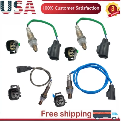 4x Sensor de oxígeno arriba+abajo para Land Rover LR4 Range Rover Sport 5,0 L V8 2010-2013 Foto 1 de 4