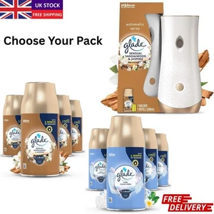 Glade Auto Air Freshener Spray Kit/Refills 269ml | Jasmine/Pine/Linen Scent - Picture 1 of 29
