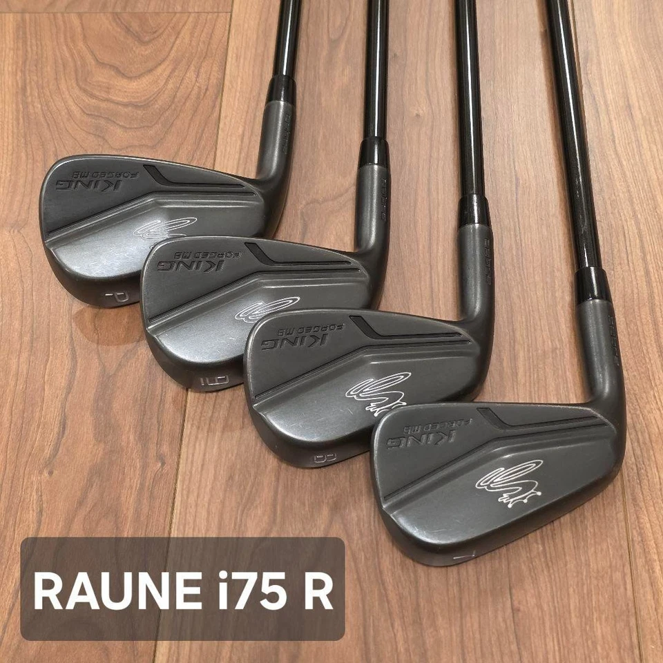 Lefty Cobra KING FORGED MB 4pcs Iron Set 7-9/PW Flex-R RAUNE i75 No H/C - Image 1 of 4