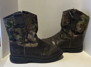 Botas de camuflaje Real Tree Boys estilo Dustin Jr talla 1M - Imagen 1 de 4