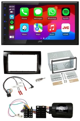 JVC Bluetooth 2DIN Lenkrad DAB USB Autoradio für Fiat Bravo 2007-2014 - Bild 1 von 4