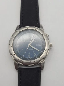 Columbia Cl7313 Watch Steel Silver Case Rotating Bezel LIGHT NOT WORKING - Picture 1 of 13