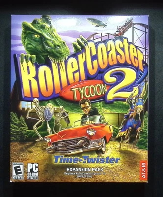 RollerCoaster Tycoon 2: Time Twister (PC, 2003) - NIB - BIG BOX - Image 1 of 2