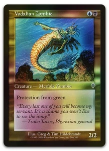 Vodalian Zombie #286 (Foil) (NM) Invasion INV Magic MTG - Picture 1 of 2
