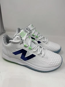 New Balance Shohei Ohtani 1 Turf bianco/blu laboratorio sneaker da baseball uomo 11 - Foto 1 di 8