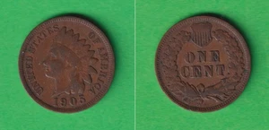 Moneta United States 1 cents Tipo Indiano 1905 - Imagen 1 de 1