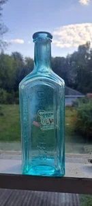 8,5" seltene 1870er Dr Crumb's Lungenfutter Nervenfutter (Buffalo, NY) MEDIZINFLASCHE - Bild 1 von 12