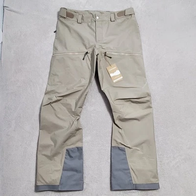 Houdini Women Purpose Shell Pants Size L Sandstorm Beige Waterproof Ski Mountain - Image 1 of 4