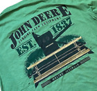 John Deere Licensed Men's Short Sleeve Shirt Green TM Men's Large L New