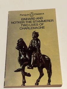 EINHARD and NOTKER The STAMMERER Two Lives of CHARLEMAGNE Vintage Black Penguin - Picture 1 of 12