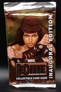 Marvel Recharge Trading Card Booster Pack (2001) Edizione Inaugurale TCG CCG X-Men - Foto 1 di 5