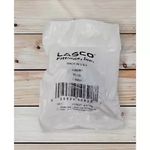 Lasco Fitting 1" Stopfen Poly Wasser Bewässerung Stachelrohr Einsatz #1449010BC - Bild 1 von 2