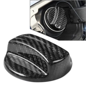 Cubierta de tapa de tanque de combustible aceite gas para BMW todos los modelos fibra de carbono negro 1 pieza - Imagen 1 de 10