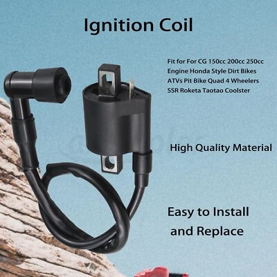 Катушка зажигания для Honda ATC200ES ATC200X большая красная 200 ATC200E ATC250 - Изображение 1 из 2