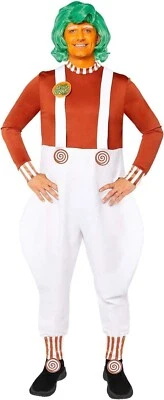 Мужской костюм Willy Wonka Oompa Loompa - Изображение 1 из 2