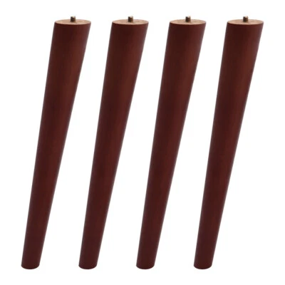 4Pcs Wooden Furniture Legs Sofa Table Couch Stool Cabinet Bed Feet Replacement - Image 1 of 4