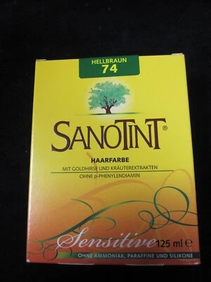 SANOTINT Sensitive Haarfarbe Nr. 74  Hellbraun  NEU OVP  Schönenberger - Bild 1 von 4