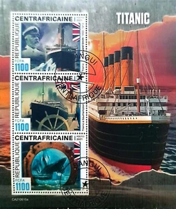 TITANIC Themed  CTO S/S - Mini Sheet - Picture 1 of 1