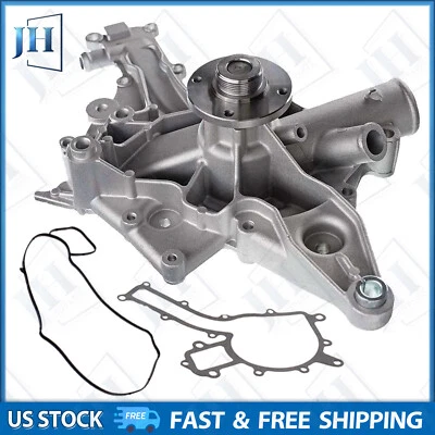 Bomba de agua del motor con junta para 98-08 Mercedes-Benz C280 CLK320 E430 G500 S55 AMG Foto 1 de 4
