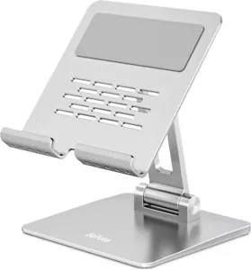 Tablet Stand Aluminum Adjustable Tablet Holder Foldable Desktop Stand iPad Mini - Picture 1 of 7