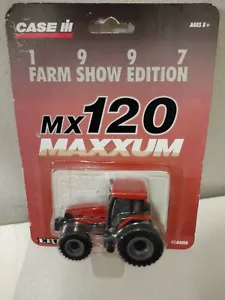 Case Ertl 1997 Farm Show MX120 Maxxum Tractor Die Cast BRAND NEW On Card - Picture 1 of 3