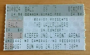 The Wallflowers Concert Ticket Stub Kiefer UNO Arena New Orleans LA 8/24/1997 - Picture 1 of 2
