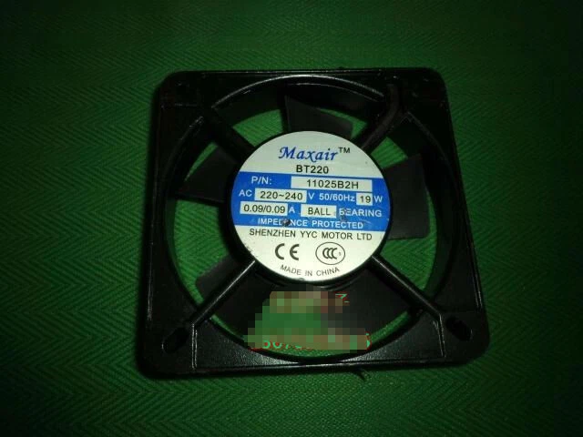 1pcs  Maxair BT220 P/N:11025B2H 220~240V 19W Double Ball Bearing Cooling Fan - Image 1 of 1