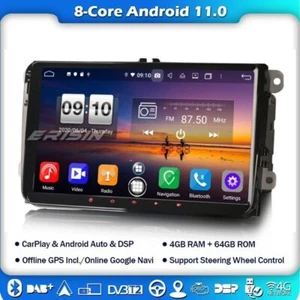 9"Autoradio Android 12 DAB+VW PASSAT Golf 5 Polo Tiguan Jetta Touran EOS Carplay - Bild 1 von 12