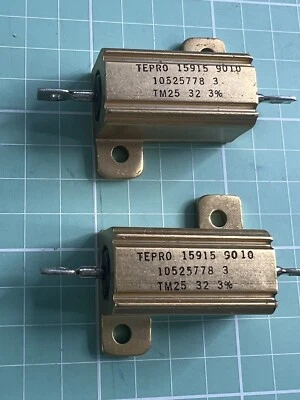 wire wound power resistor 32Ohms 25W %3 (2 PCs) - Image 1 of 2