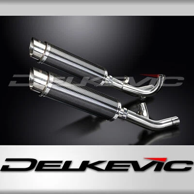 Yamaha VMAX 1700 2009-2020 Kit de silenciador de escape de carbono redondo de 14" deslizable Foto 1 de 4