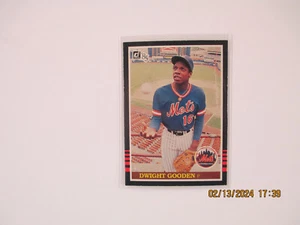 1985 Donruss Box Bottom PC 1 Dwight Gooden RC EX-EX-MT # 17 - Bild 1 von 3