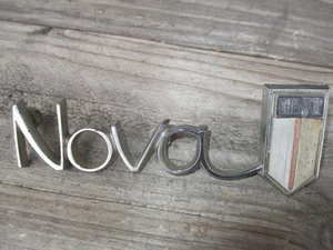 Nova 1967 emblema de escritura fuera del panel 1/4 de una sola pieza. Man Cave Rat Rod - Imagen 1 de 1