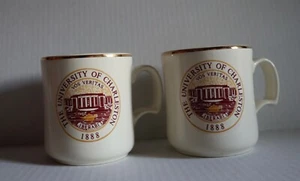 Rare The University of Charleston 1888 Mugs W.C. Bunting Co Made In USA (Lot 2) - Picture 1 of 6