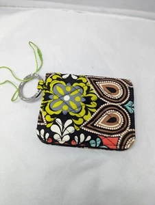 Vera Bradley Llavero Billetera Bolsa Snap Identificación Estuche Sierra Medallón Viaje Floral - Imagen 1 de 6