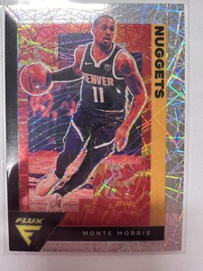 2020-21 Panini Flux MONTE MORRIS #48 Mojo Prizm Denver Nuggets