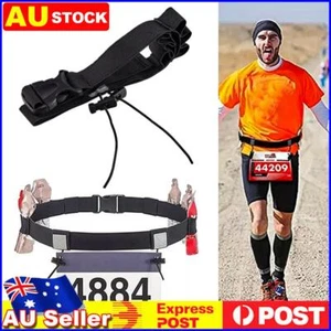 Sports Competition Belt with 6 Loops Triathlon Race Belt Adjustable for Runners - Picture 1 of 12