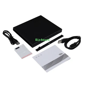 USB 2.0 Externes Gehäuse für 9.5mm SATA Laptop DVD Blu-ray Laufwerk Brenner - Bild 1 von 11
