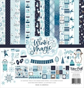 KIT COLECCIÓN ECO PARK - MAGIA INVIERNO - 12" X 12" - 12 HOJAS + PEGATINAS - Imagen 1 de 14