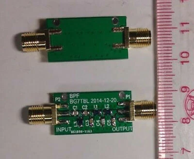 10M 10MHz BPF Bandpass Filter BPF Band-pass Filter Low Insertion Loss 1PCS NEW - Image 1 of 2
