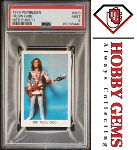 ROBIN GIBB PSA 9 1979 Popbilder Med Punkt IV Pop Culture Singer Bee-Gees #208 - Picture 1 of 2