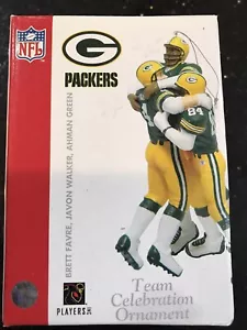 Equipo de Decoración de Navidad Green Bay Packers Vintage Celebrate Favre, Verde - Imagen 1 de 5
