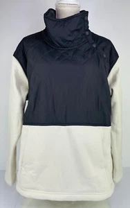 The North Face Rosie Sherpa Po Jacket Pullover Fleece Women's Gray White Size XL - Picture 1 of 10