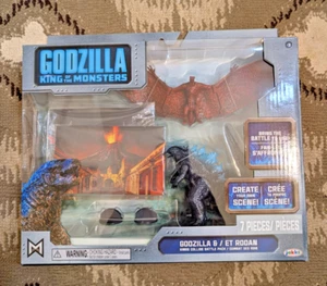 Godzilla Rey de los Monstruos Godzilla & Et Rodan Paquete de Batalla de 7 Piezas Nuevo - Imagen 1 de 4
