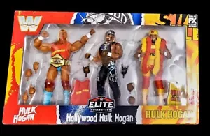 WWE Elite Collection Hulkamania 40th Anniversary Hulk Hogan 3 Pack 6" New 2024 - Picture 1 of 6