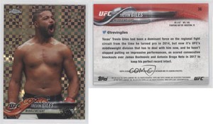 2018 Topps Chrome UFC X-Fractor Trevin Giles #36 Rookie RC