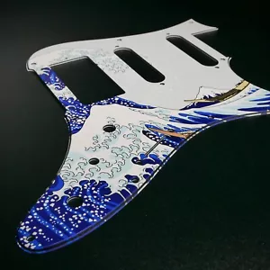 Ibanez AZ Series Pickguard • Modern Style - The Great Wave Off Kanagawa - Picture 1 of 8