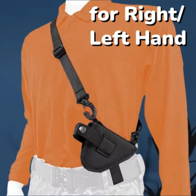 Bandolier Shoulder Holster 2"-2 1/2" Small Revolver 38, 357, 22 - J Frame Black - Image 1 of 4